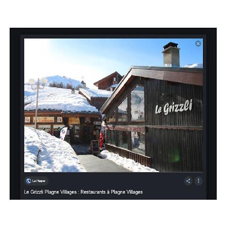 Studio 1 Piece Plagne Village 4 Personnes 2050 M Pied Des Pistes La Plagne Exterior photo